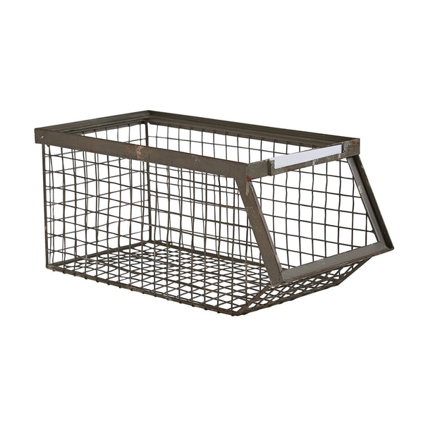 Stackable Wire Storage Basket – Lange General Store