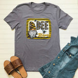 Bee Blessed Gnome T-Shirt-Lange General Store