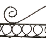 Black Scroll Wire Triple Hook-Lange General Store