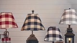 Black Star Buffalo Check Lantern Lamp-Lange General Store