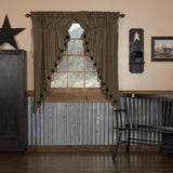 Black Star Prairie Curtains-Lange General Store