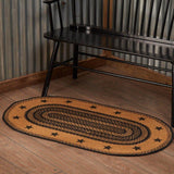 Blackstone Farm Star Collection Jute Rugs - Oval - Lange General Store