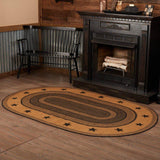 Blackstone Farm Star Collection Jute Rugs - Oval - Lange General Store