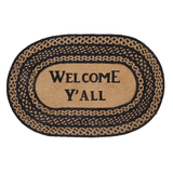 Blackstone Farm Welcome Y'all Oval Rug-Lange General Store