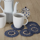 Blue Falls Braided Coasters-Lange General Store