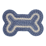 Blue Falls Dog Bone Braided Rug-Lange General Store