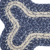 Blue Falls Dog Bone Braided Rug-Lange General Store