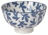 Blue Floral Stamped Bowl Set-Lange General Store