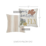 Bountifall Leaves Fly Pillow-Lange General Store