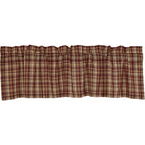 Beckham Plaid Valance-Lange General Store