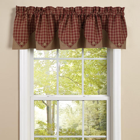 Bridgeton Wine Point Valance – Lange General Store