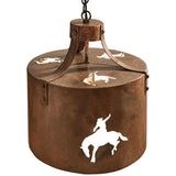 Bucking Bronco Pendant Light-Lange General Store