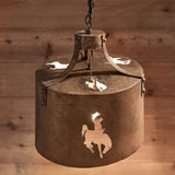 Bucking Bronco Pendant Light-Lange General Store