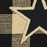 Buffalo Black and Tan Check Star Yarn Check Placemats-Lange General Store