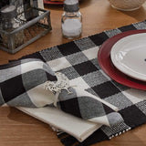 Wicklow Black Buffalo Check Napkins-Lange General Store