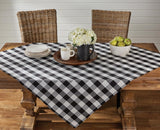 Wicklow Black Check Table Cloth-Lange General Store