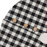 Buffalo Black and White Check Tree Skirt-Lange General Store