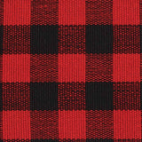 Wicklow Red and Black Yarn Check Placemats-Lange General Store