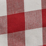 Buffalo Red and White Check Ruffled Table Runner-Lange General Store