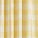 Buffalo Yellow Check Short Panel Curtains-Lange General Store