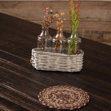 Burgundy Tan Trivet-Lange General Store