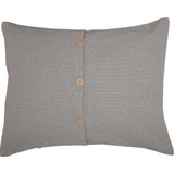 Burlap Dove Grey Sham-Lange General Store