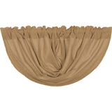 Burlap Natural Balloon Valance-Lange General Store