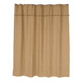 Burlap Natural Shower Curtain-Lange General Store