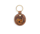 Buttercup Hand-Tooled Leather Key Fob-Lange General Store