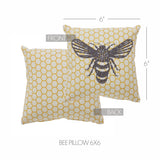 Buzzy Bees Bee Pillow 6x6-Lange General Store