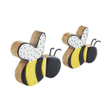 Buzzy Bees Wooden Painted Bees Set of 2-Lange General Store