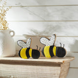 Buzzy Bees Wooden Painted Bees Set of 2-Lange General Store