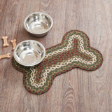 Tea Cabin Dog Bone Braided Rug - Lange General Store