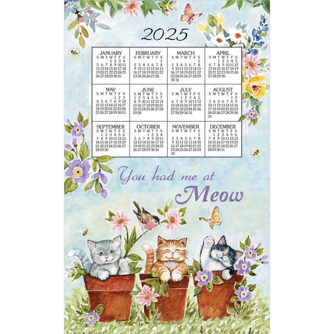 Calendar Towel 2025 - Sweet Kitties-Lange General Store