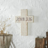 Celebrate Grace John 3:16 Cross Wall Sign-Lange General Store