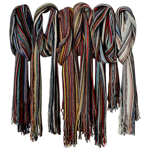 Cheerful Fringe Scarf-Lange General Store