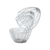 Chicken Wire Egg Shaped Baskets Set of 3-Lange General Store