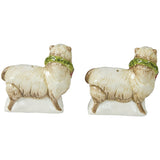 Christmas Barn Sheep Salt & Pepper Set-Lange General Store