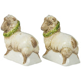 Christmas Barn Sheep Salt & Pepper Set-Lange General Store