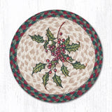 Christmas Joy Holly Braided Trivets-Lange General Store