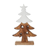 Christmas Tree Two Toned Wooden Figurine-Lange General Store