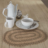 Cobblestone Braided Oval Placemat-Lange General Store