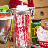 Coca Cola Glass Straw Dispenser-Lange General Store