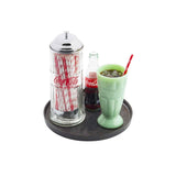 Coca Cola Glass Straw Dispenser-Lange General Store