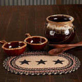 Colonial Star Braided Oval Placemat - Lange General Store
