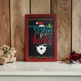 Cookies For Santa Framed Wall Hanging Sign-Lange General Store