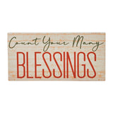 Count Your Many Blessings Sign-Lange General Store