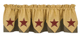 Country Bandana Star Point Valance-Lange General Store