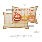 Country Halloween Welcome Fall Pillow-Lange General Store