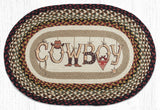 Cowboy Braided Rug-Lange General Store